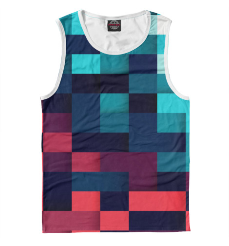 

Майки Print Bar, Белый, Pixel color