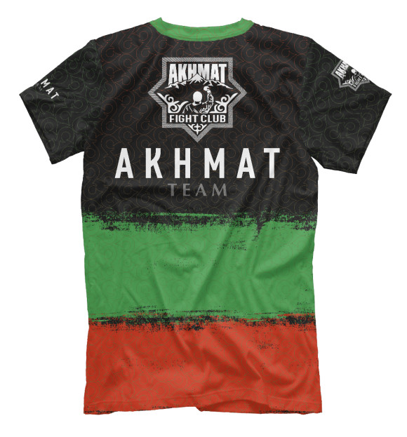 Футболка для мальчиков с изображением Akhmat Fight Club Team цвета Белый