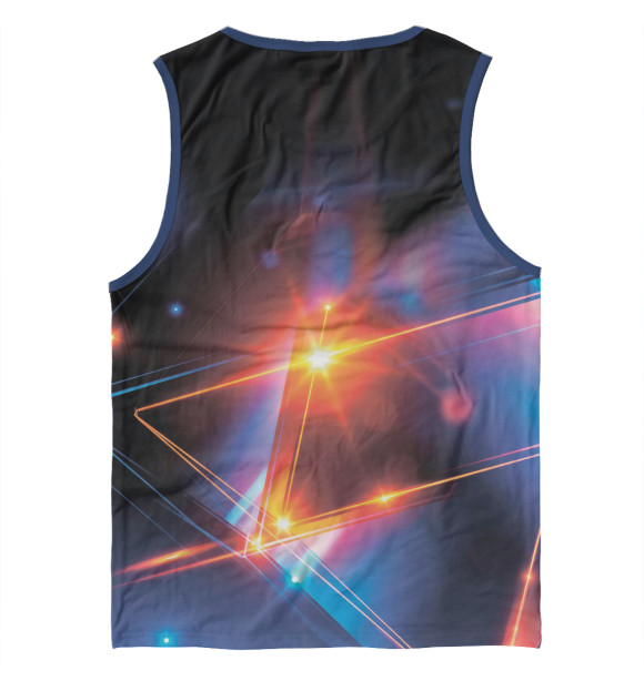 Мужская майка с изображением ГРОМ И ФЭНГ БРАВЛ СТАРС цвета Белый