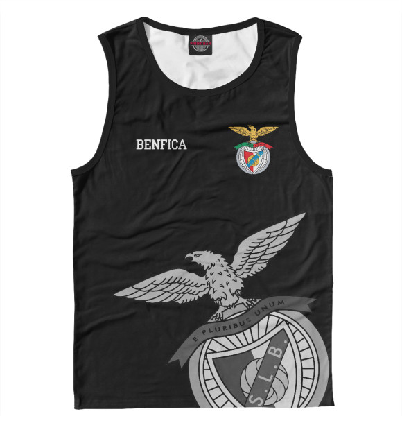 Майка для мальчика с изображением Benfica цвета Белый