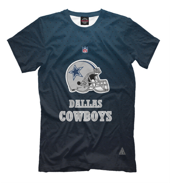 Футболка для мальчиков с изображением Dallas Cowboys цвета Черный