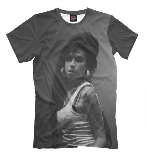 Футболки Print Bar Amy Winehouse футболка dreamshirts studio эми уайнхаус amy winehouse мужская серая 2xl