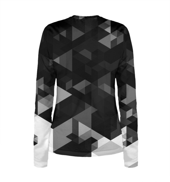 Женский лонгслив с изображением KIA цвета Белый