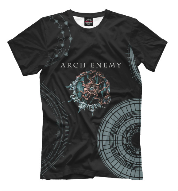 Мужская футболка с изображением Arch Enemy цвета Белый