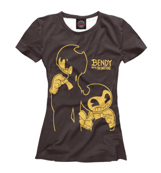 Женская футболка Bendy and the ink machine