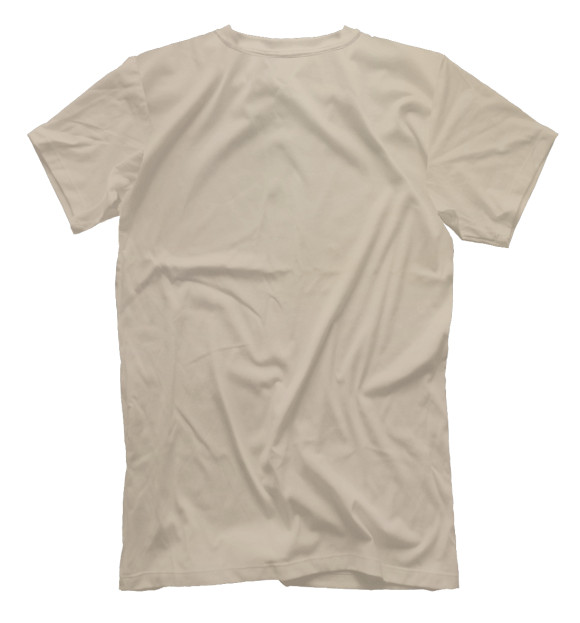 Мужская футболка с изображением Rise цвета Белый