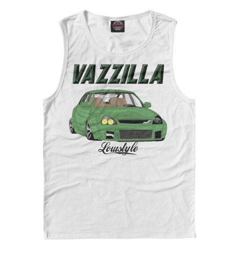 

Майки Print Bar, Белый, Lada Priora Vazzilla