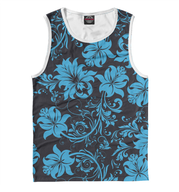 Майка для мальчика с изображением Узорная цвета Белый