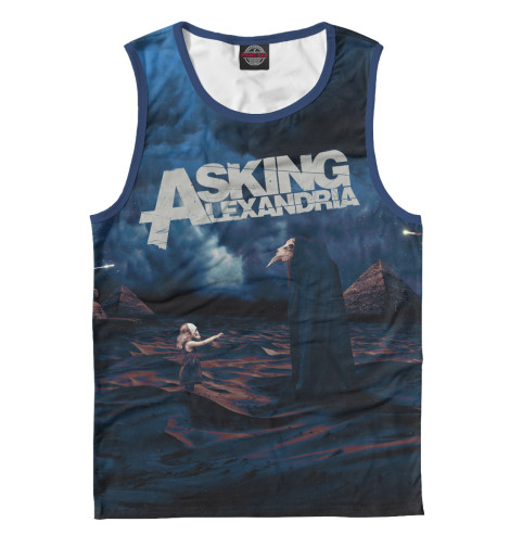 

Майки Print Bar, Белый, Asking Alexandria