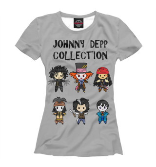 Женская футболка Джонни Депп