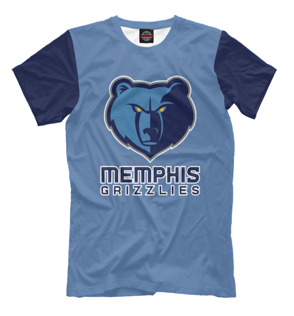 Мужская футболка с изображением Memphis Grizzlies цвета Белый