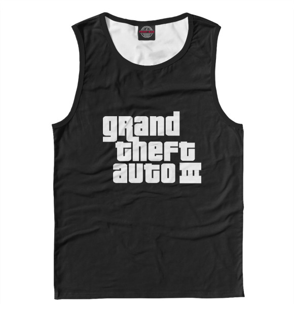 Майка для мальчика с изображением GTA3 цвета Белый