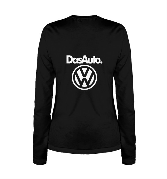 Женский лонгслив с изображением Volkswagen цвета Белый