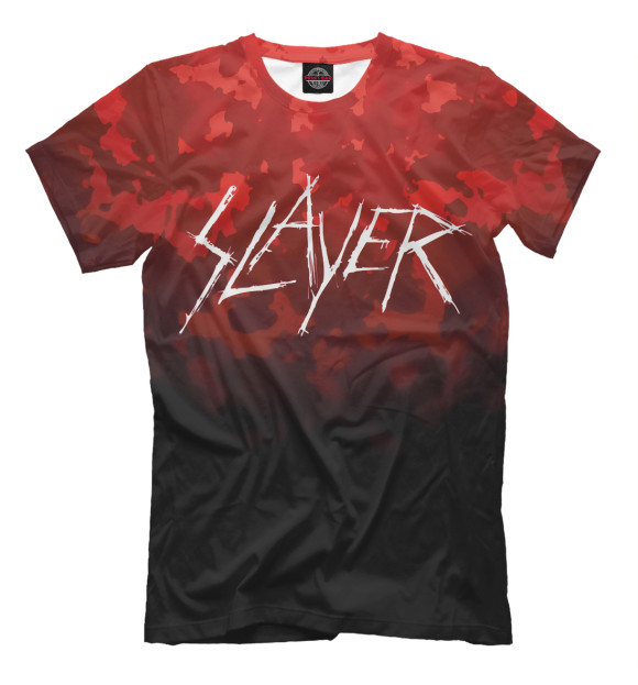 Футболка для мальчиков с изображением Slayer цвета Белый