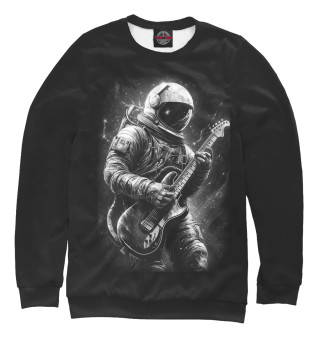 Свитшот для мальчиков Космонавт с гитарой
