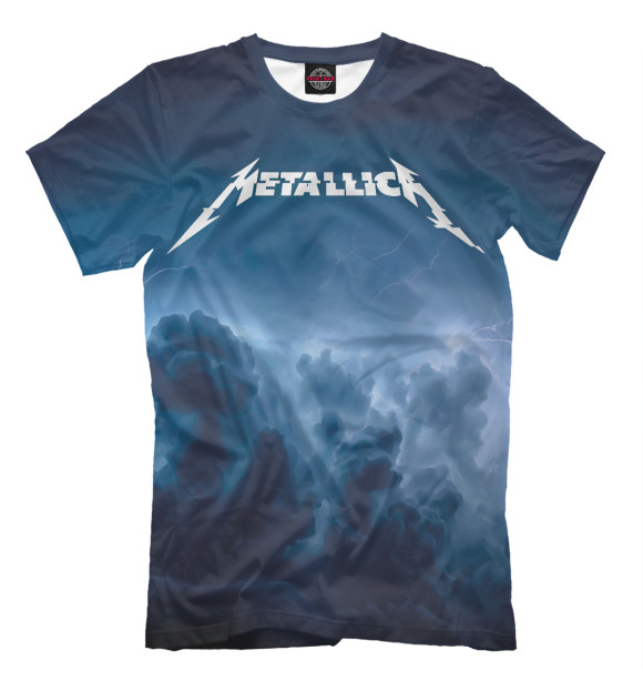 Футболка для мальчиков с изображением Metallica цвета Белый