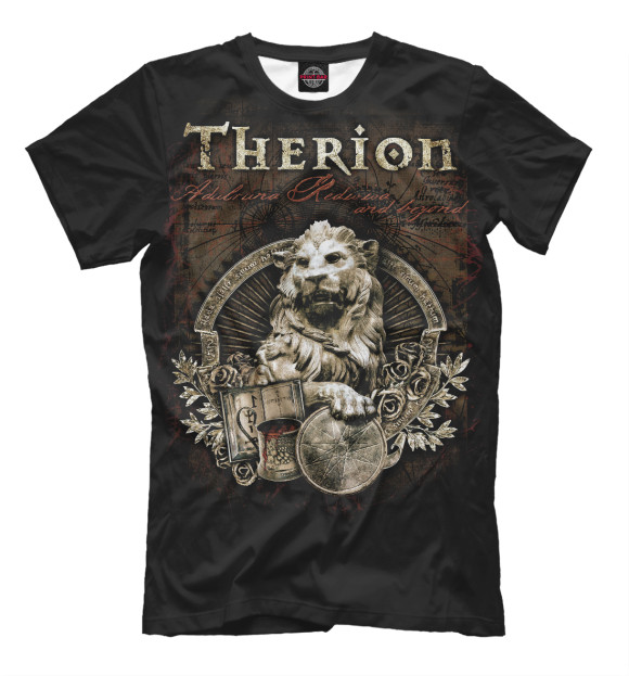 Футболка для мальчиков с изображением Therion цвета Белый