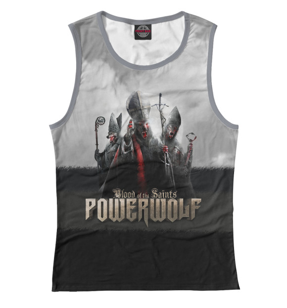 Майка для девочки с изображением Powerwolf - Blood Of The Saints цвета Белый