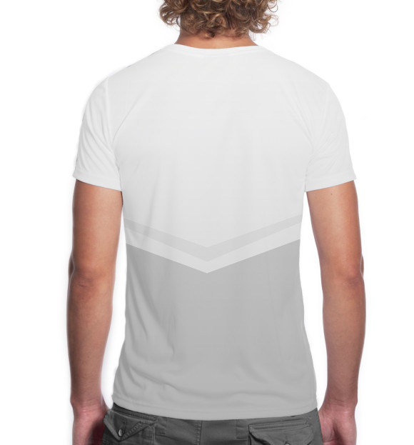 Мужская футболка с изображением Вежливые люди цвета Белый