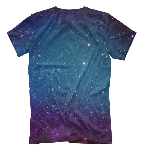 Мужская футболка с изображением Звёзды цвета Белый
