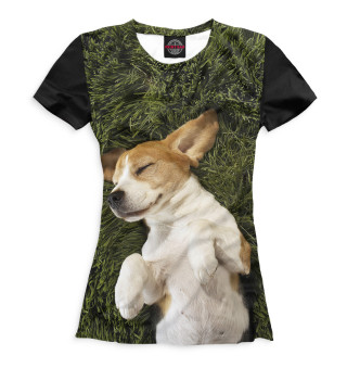 Женская футболка Собаки