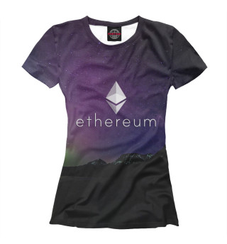 Женская футболка Эфириум