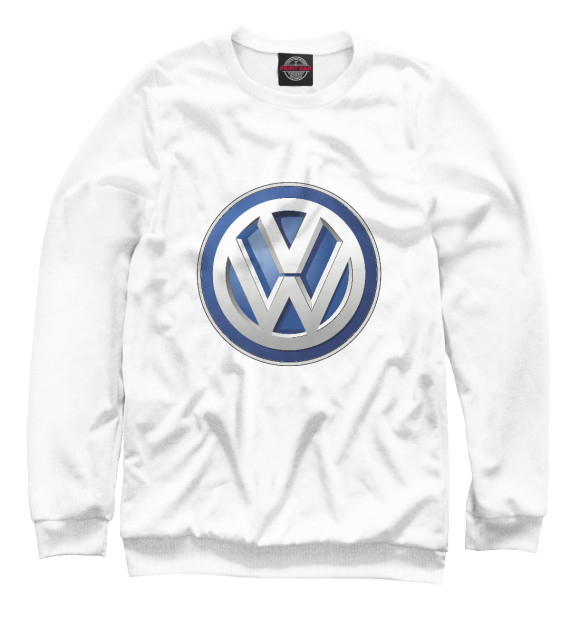 Свитшот для мальчиков с изображением Volkswagen цвета Белый