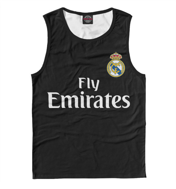 Майка для мальчика с изображением Real Madrid цвета Белый