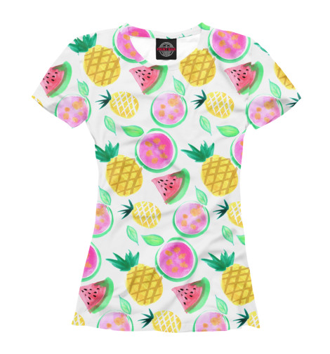 

Футболки Print Bar, Белый, Фрукты