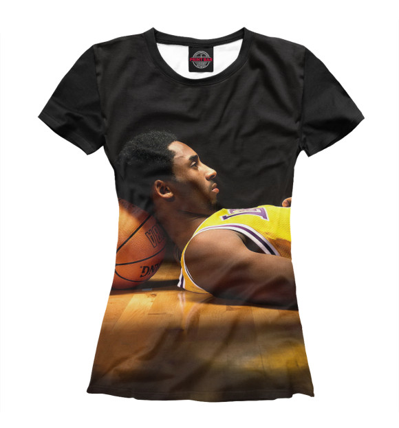 Женская футболка с изображением Kobe Bryant цвета Белый