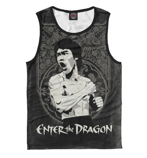 

Майки Print Bar, Белый, Enter the Dragon