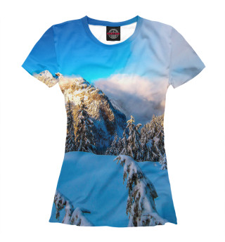 Женская футболка Красота гор