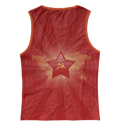 

Майки Print Bar, Белый, Красная звезда