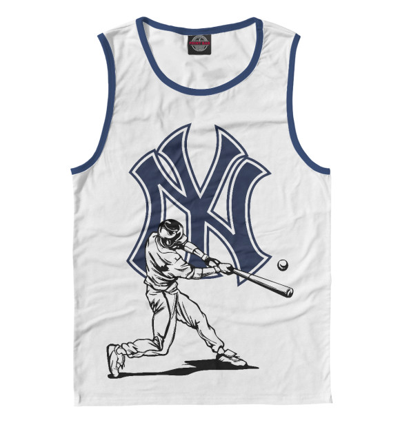 Майка для мальчика с изображением New York Yankees цвета Белый