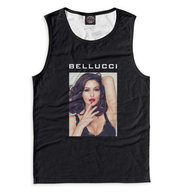 Мужская майка с изображением Bellucci цвета Белый