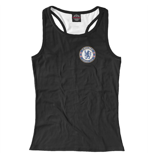 Женская майка-борцовка с изображением Chelsea цвета Белый