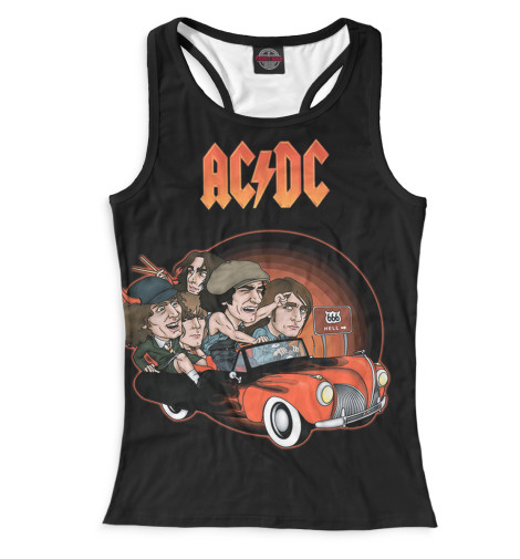 

Майки борцовки Print Bar, Белый, AC/DC