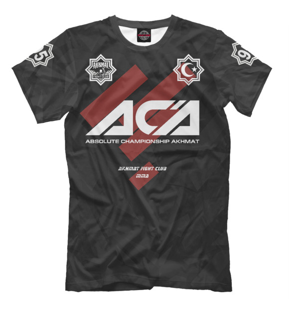 Мужская футболка с изображением Absolute Championship Akhmat цвета Черный