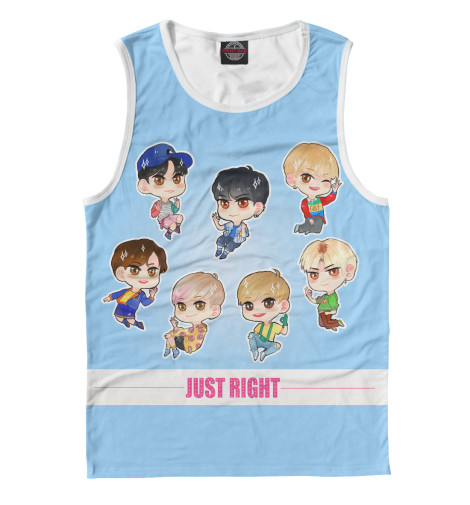 

Майки Print Bar, Белый, GOT7