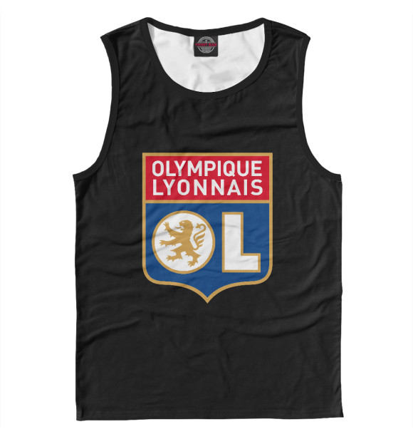 Майка для мальчика с изображением Olympique lyonnais цвета Белый