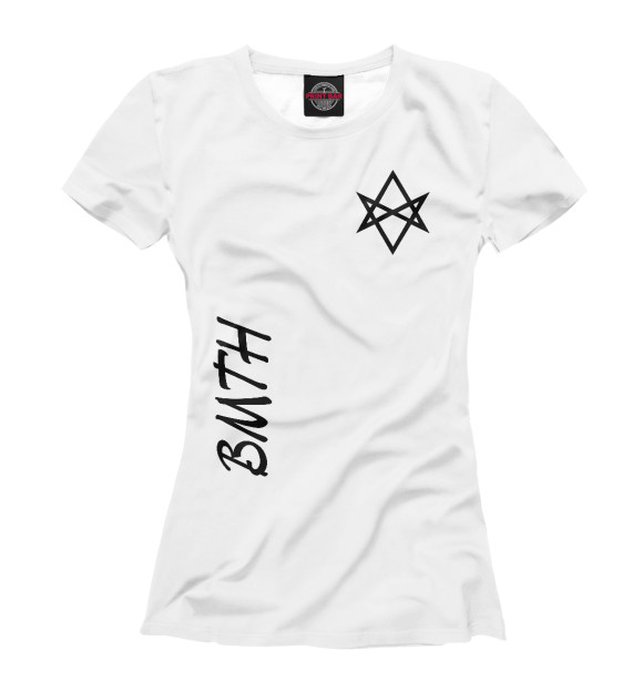Футболка для девочек с изображением Bring Me the Horizon цвета Белый