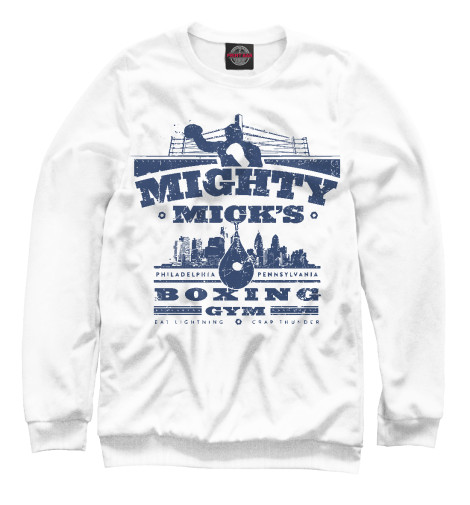 

Свитшоты Print Bar, Белый, Boxing Gym