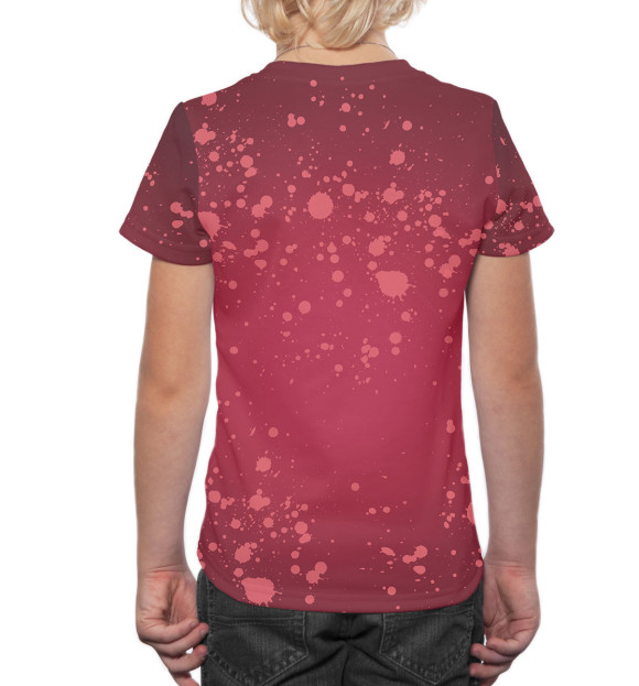 Футболка для мальчиков с изображением Агата Кристи цвета Белый