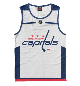 Мужская майка Washington Capitals Форма Гостевая 2018