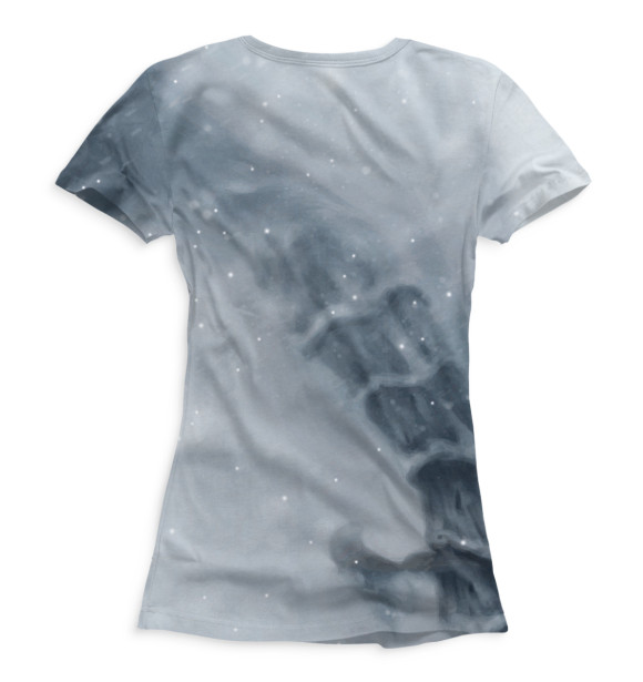 Женская футболка с изображением Алдуин цвета Белый