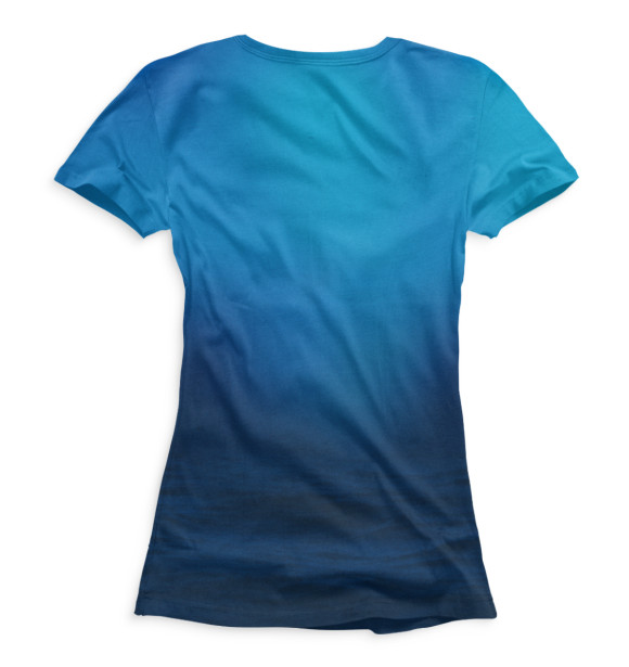 Женская футболка с изображением Титаник цвета Белый