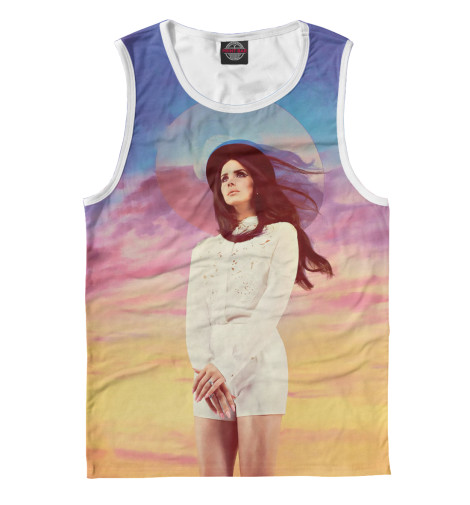 

Майки Print Bar, Белый, Lana Del Rey