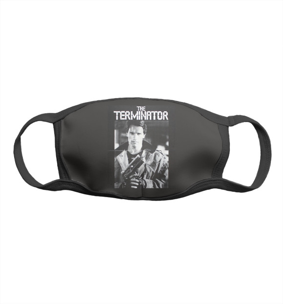 Маска тканевая с изображением Terminator 1 цвета Белый