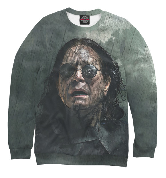 Свитшот для мальчиков с изображением Ozzy Osbourne цвета Белый