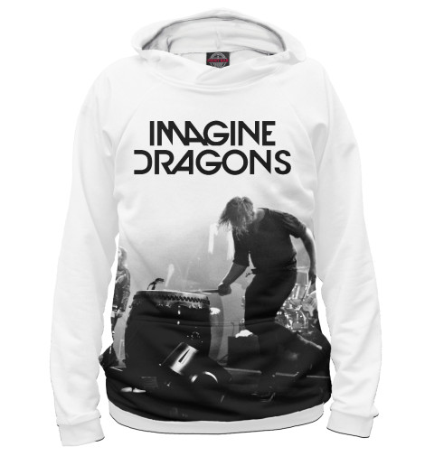 

Худи Print Bar, Белый, Imagine Dragons